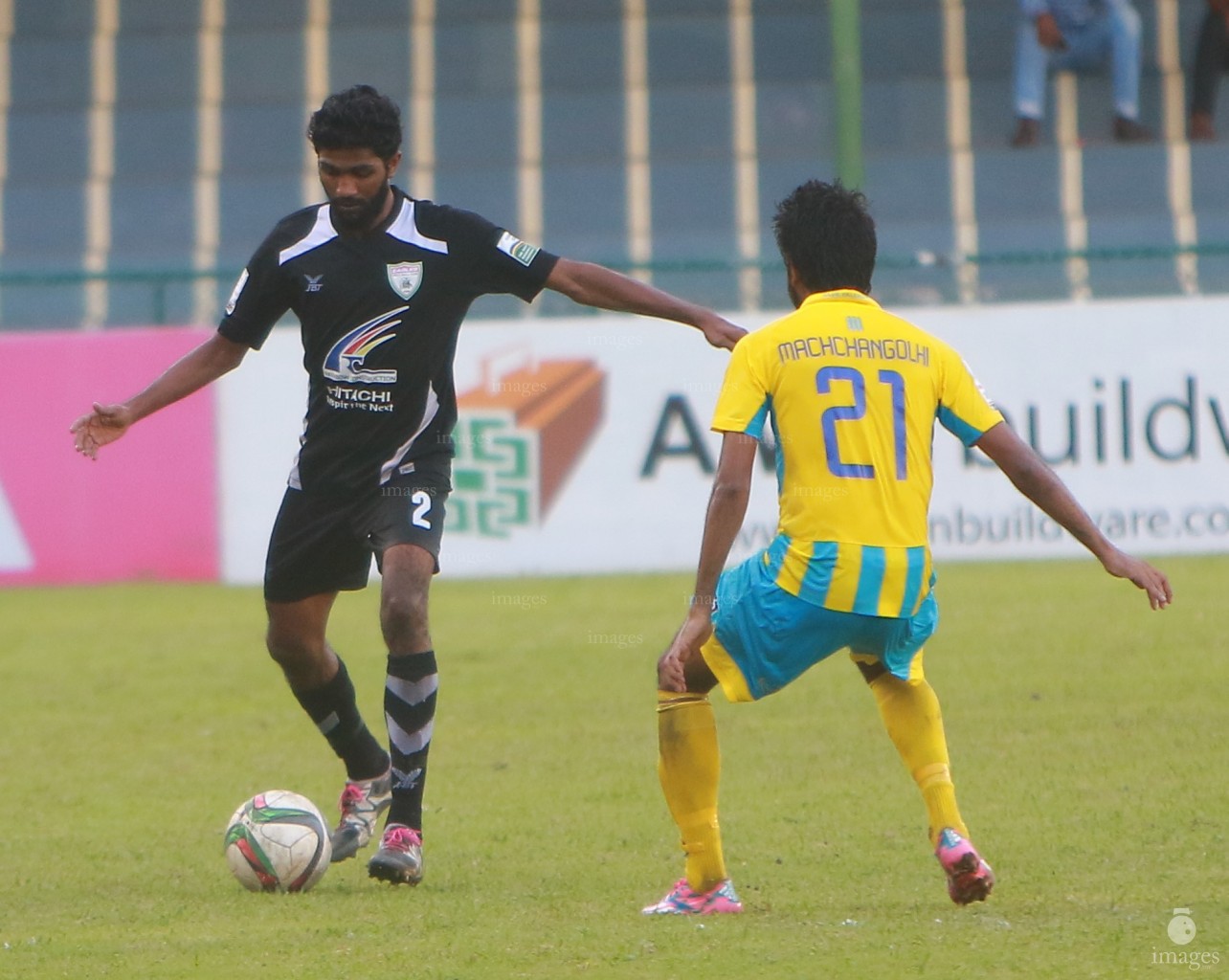 Club Eagles vs Club Valencia in the second round of Ooredoo Dhivehi Premiere League. Thursday, 21 July 2016. (Images.mv Photo: Abdulla Abeedh)
